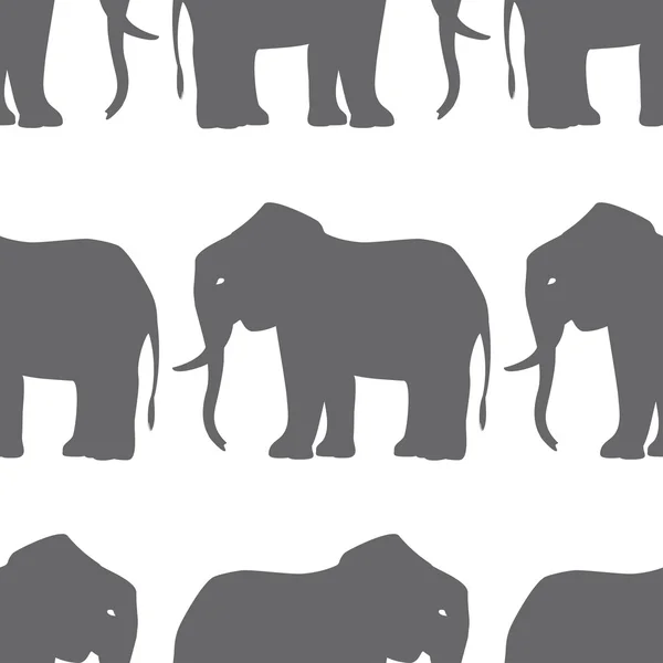 Modèle sans couture éléphant . — Image vectorielle