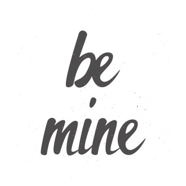 Sevgililer günü şablonu. Yazı tasarım.