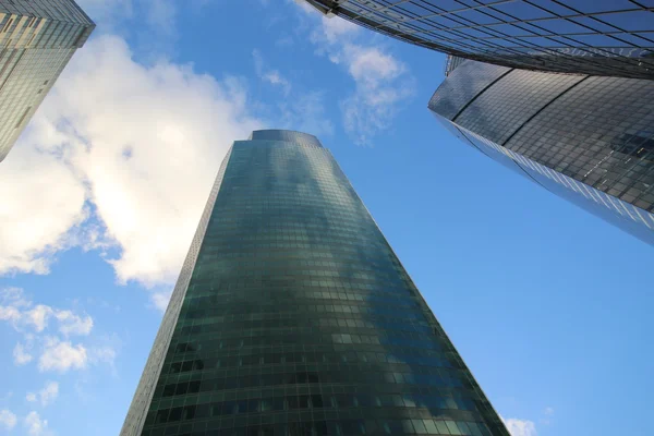 Wolkenkratzer des modernen Geschäftszentrums der Stadt Moskau — Stockfoto