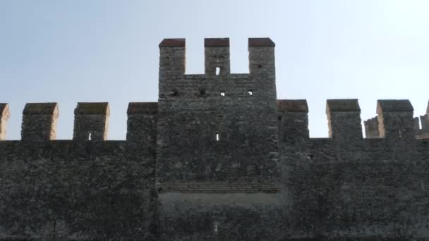 Sirmione Slott Provinsen Verona — Stockvideo