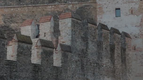维罗纳省的Sirmione城堡 — 图库视频影像