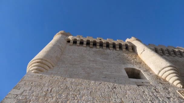 Castelo Peafiel Castelo Localizado Cidade Peafiel Valladolid Que Fica Uma — Vídeo de Stock