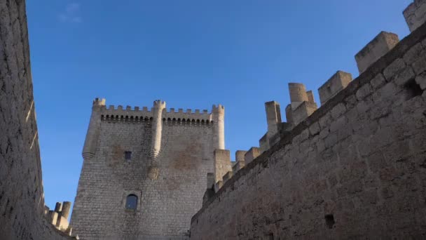 Castillo Peafiel Castillo Situado Pueblo Peafiel Valladolid Que Encuentra Una — Vídeos de Stock