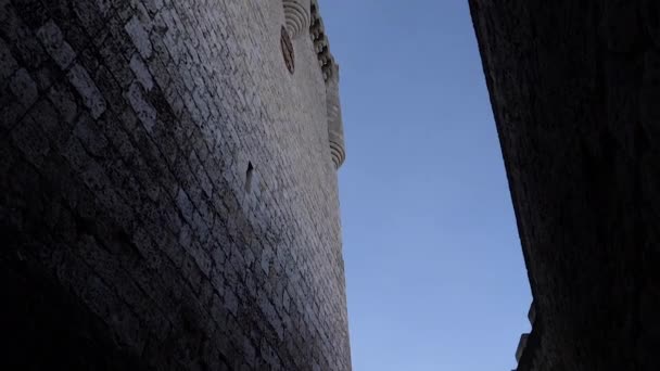 Castelo Peafiel Castelo Localizado Cidade Peafiel Valladolid Que Fica Uma — Vídeo de Stock