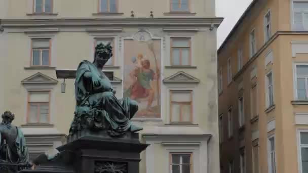 Грац Австрія Січень 2020 Грац Столиця Штату Штирія Півдні Австрії — стокове відео