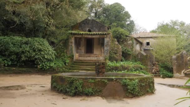 Dos Capuchos Kloster Sintra Portugal — Stockvideo