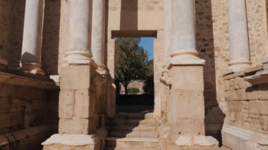 Merida 'daki Roma tiyatrosu, Extremadura, Badajoz, İspanya