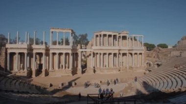 Merida 'daki Roma tiyatrosu, Extremadura, Badajoz, İspanya