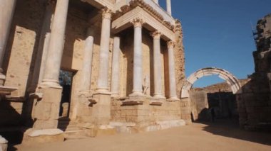 Merida 'daki Roma tiyatrosu, Extremadura, Badajoz, İspanya
