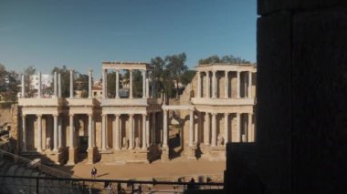 Merida 'daki Roma tiyatrosu, Extremadura, Badajoz, İspanya