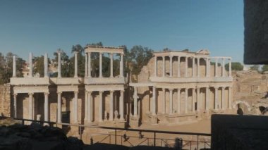 Merida 'daki Roma tiyatrosu, Extremadura, Badajoz, İspanya