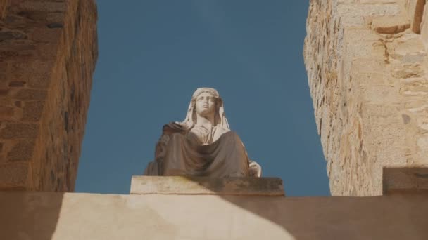 Римський Театр Мериді Екстремадура Бадахос Іспанія — стокове відео