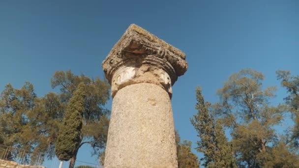 Roman Theatre Merida Spain — Stock Video