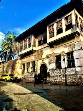 Türkiye Antalya eski kent terk edilmiş ev eski sokak yürüyüşü