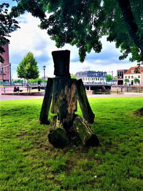 Sanat Mimarisi Amersfoort Hollanda Parkta Heykel