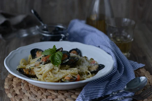 Snack aux moules Photo De Stock