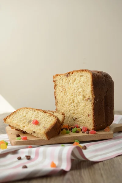 Sweet muffins with candied fruit — Stock Photo, Image