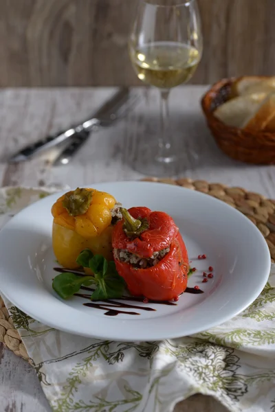 Pimientos rellenos — Foto de Stock