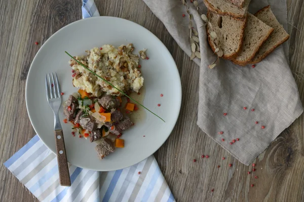 Carne de guisado — Fotografia de Stock