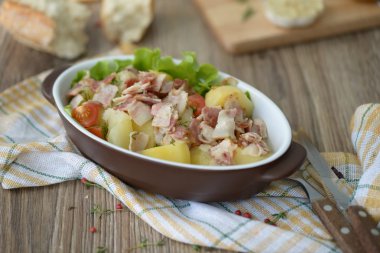 pastırma ile patates