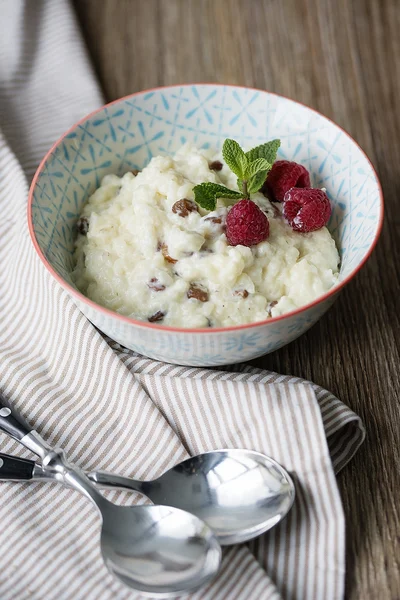 Arroz hervido con pasas — Foto de Stock