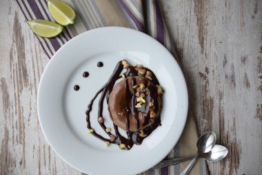 Panna cotta chocolate