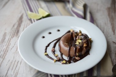 Panna cotta chocolate