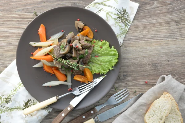 Viande au gingembre et céleri — Photo