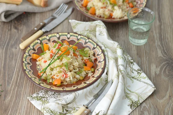 Pilaf con verduras —  Fotos de Stock