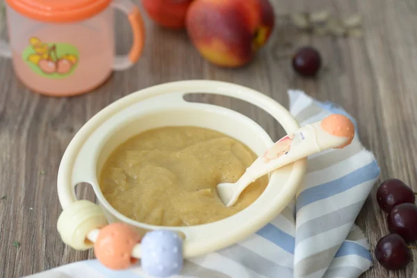 Puré de fruta — Fotografia de Stock