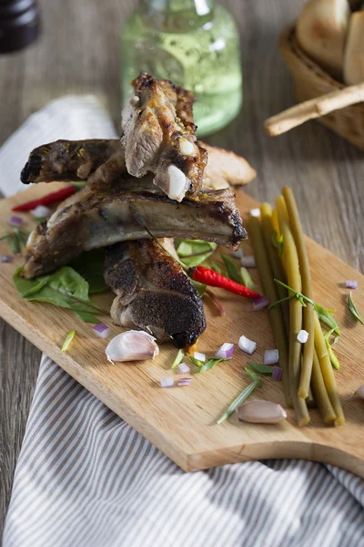 Costillas de cerdo en zumo de naranja (2 ) — Foto de Stock