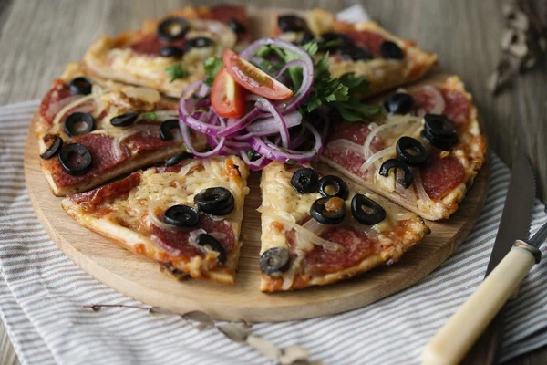Pizza piccante (2 ) — Foto Stock