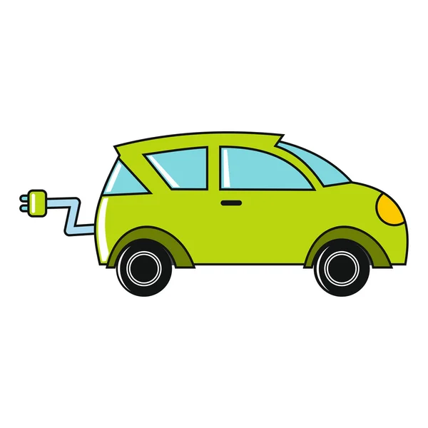 Cartoon-Auto-Symbol auf weißem Hintergrund — Stockvektor