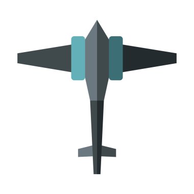 Düz stil dron vektör simgesi