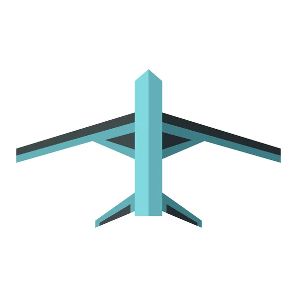 Drone vector pictogram in vlakke stijl — Stockvector