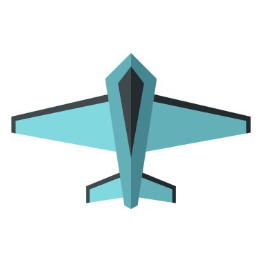 Düz stil dron vektör simgesi
