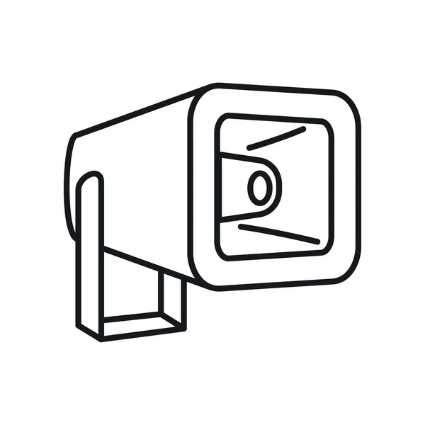 Voz Icono Del Contorno Del Megáfono Voz Vectorial Megáfono Estilo — Vector de stock