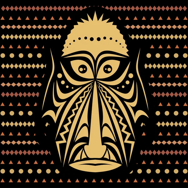 African Mask — Stock Vector