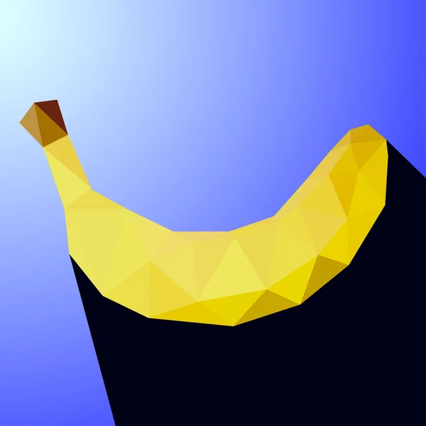 Ilustración vectorial de una banana — Vector de stock