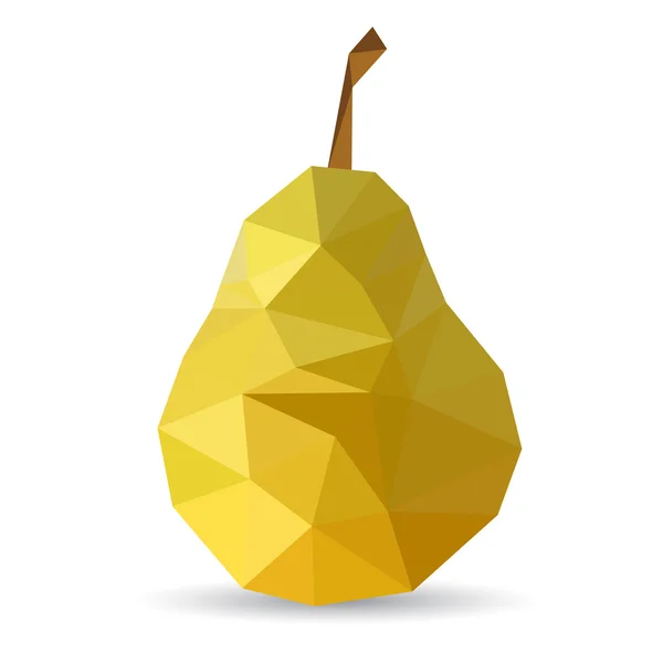 Vector illustration of a pear — Stock Vector