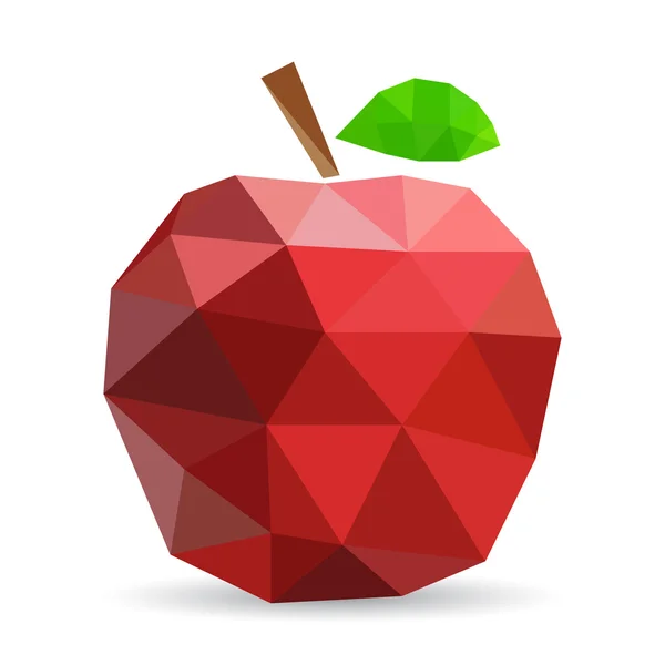 Vectorillustratie van een appel — Stockvector