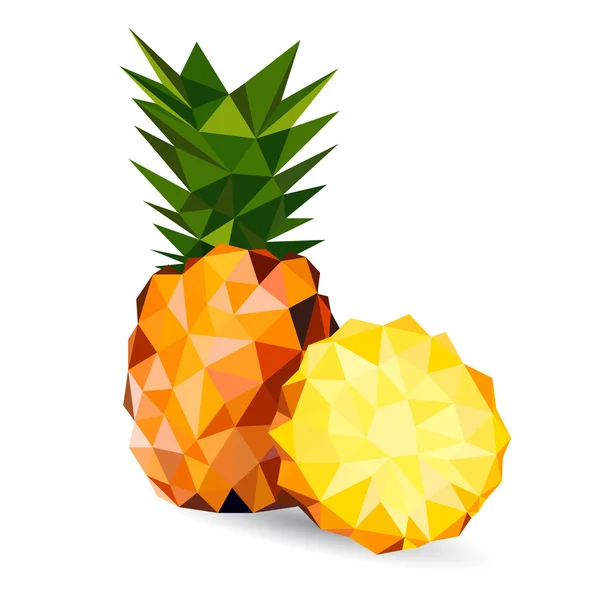 Vector illustration of a pineapple — Stock Vector