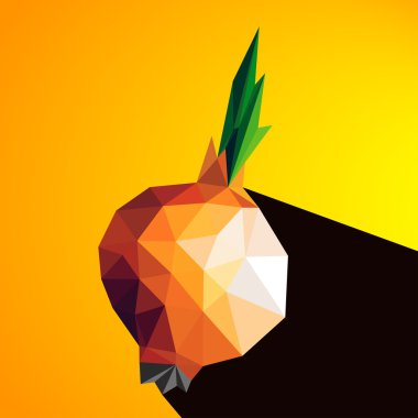 Bir soğan vektör çizim