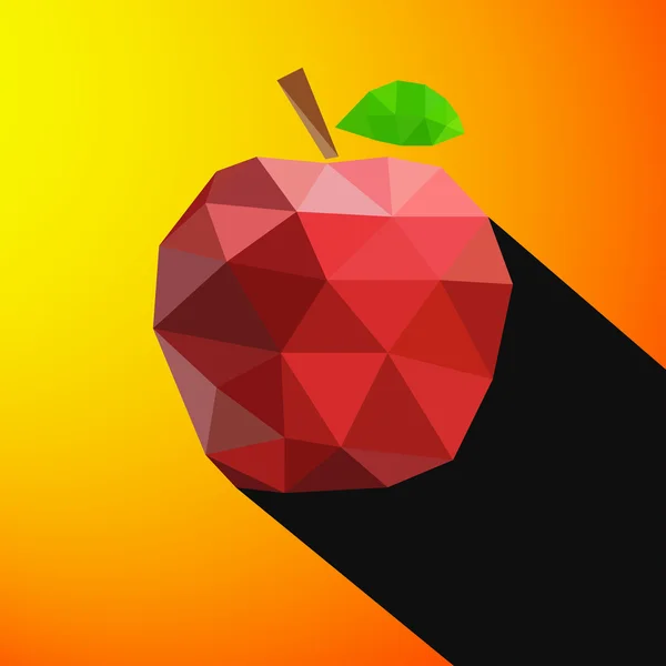 Ilustracja wektorowa jabłka — Wektor stockowy