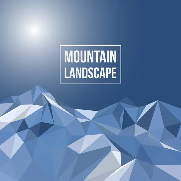 Fond vectoriel avec des montagnes — Image vectorielle