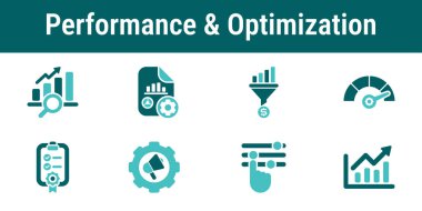 Kampanya performansı ve optimizasyon simgeleri analitik metrik izleme dönüşüm izleme ayarları ve optimizasyon iş akışı