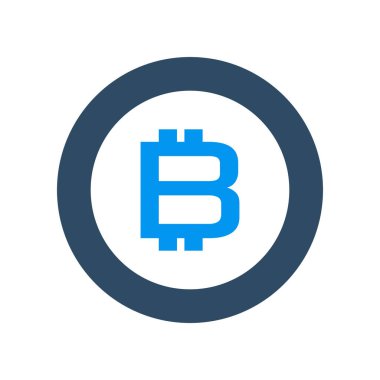 Dairesel bir sınırın içinde üzerinde para işareti olan bir sikke gösterilir. Bu grafik kripto para birimi içeriği, fintech uygulamaları, ödeme arayüzleri ve dijital finans markalaşmasına uygun