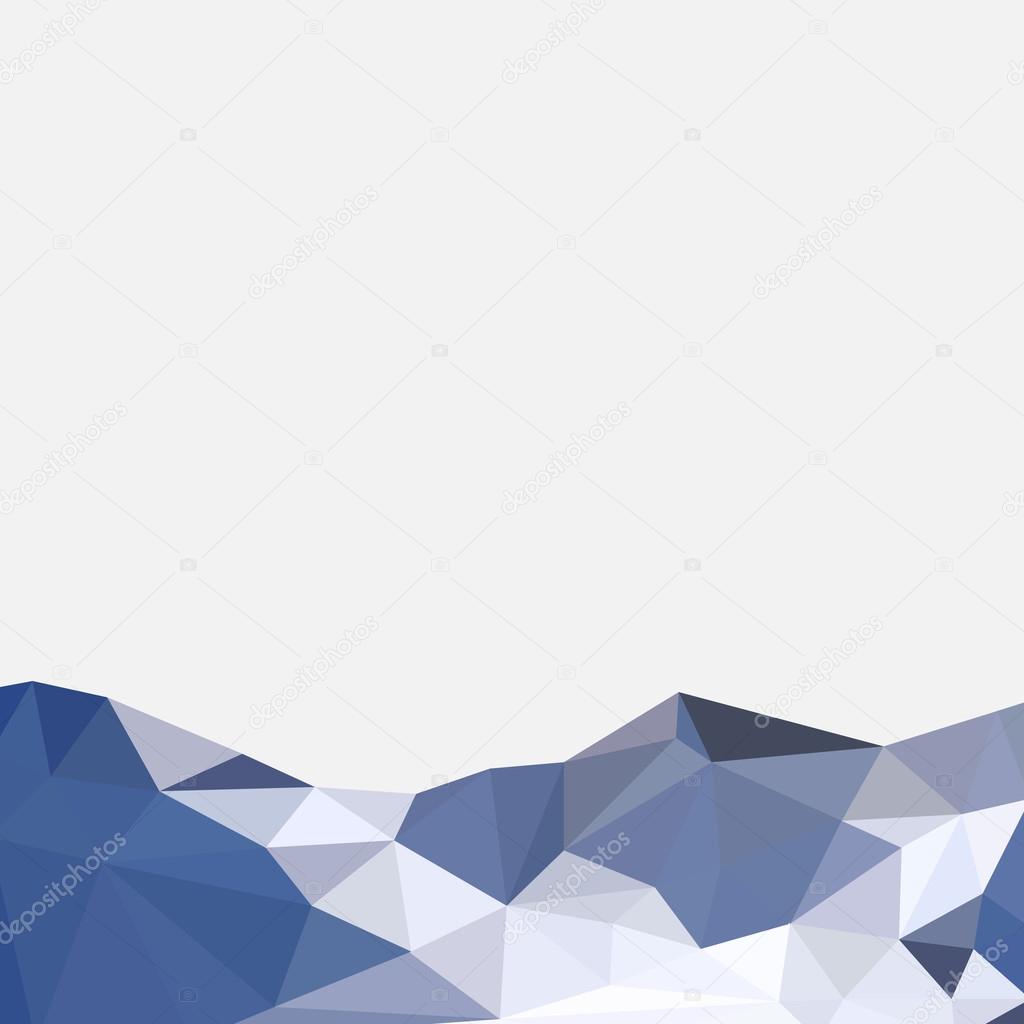 Vector background with mountains