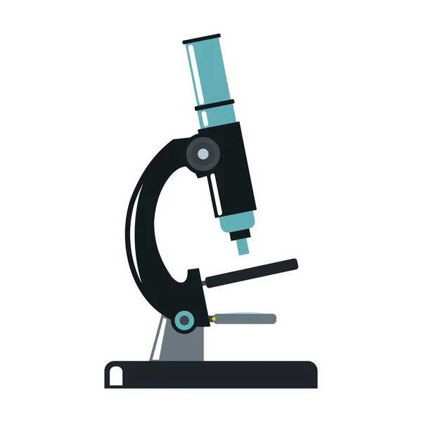 Microscope cartoon icon isolated on white background — Stock Vector