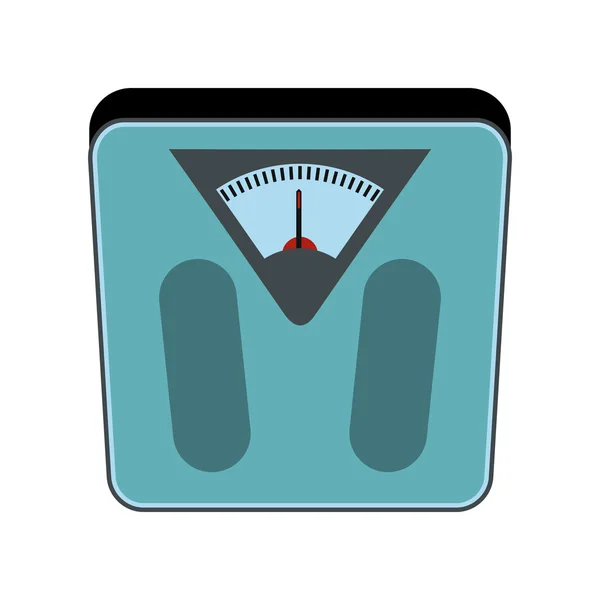 Icono de dibujos animados Weigher aislado sobre fondo blanco — Vector de stock